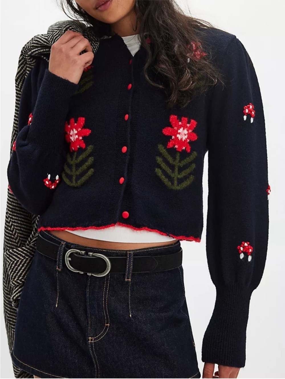 Free People Nonna Knit Cardi Size Medium NWT